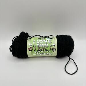 I Love This Yarn Color #30 Black 2010 Hobby Lobby New